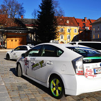 Taxis auf Stadtplatz